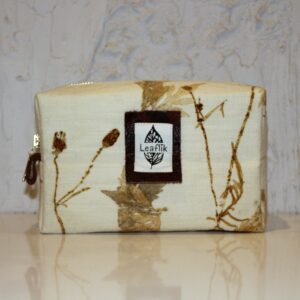 Eco-Printed Cotton Bag | Handcrafted Botanical Accessories - Little Field Range